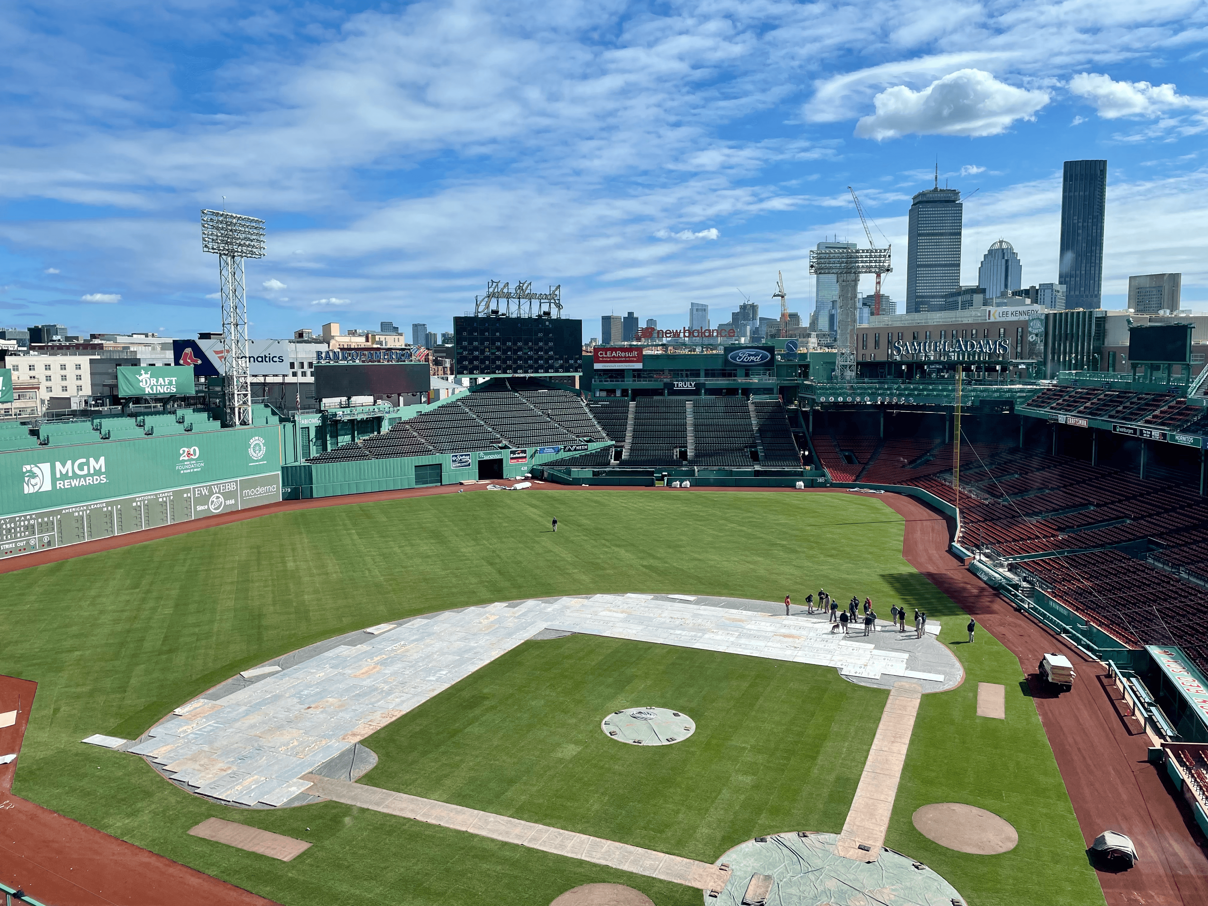 Fenway Park from the press box
