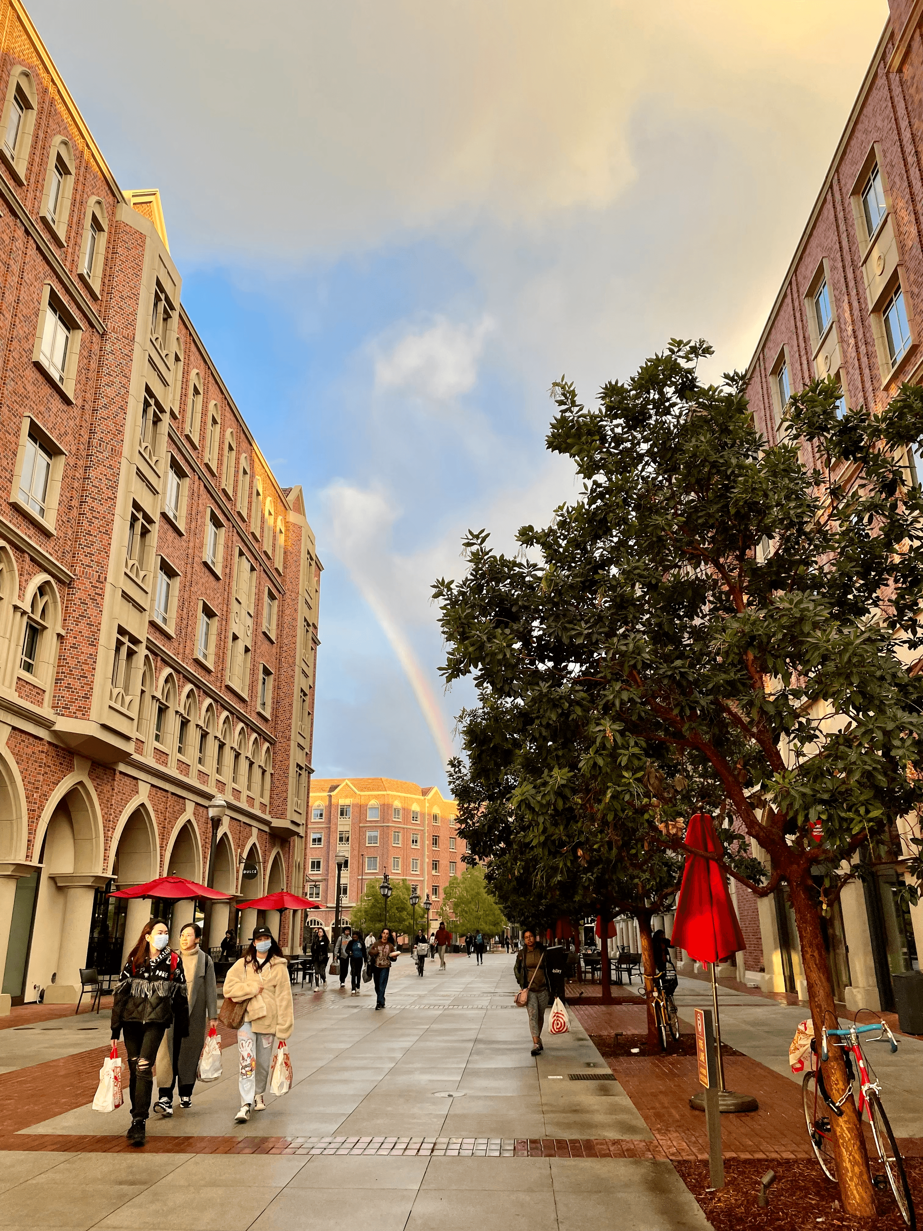 Rainbow in the USC Village