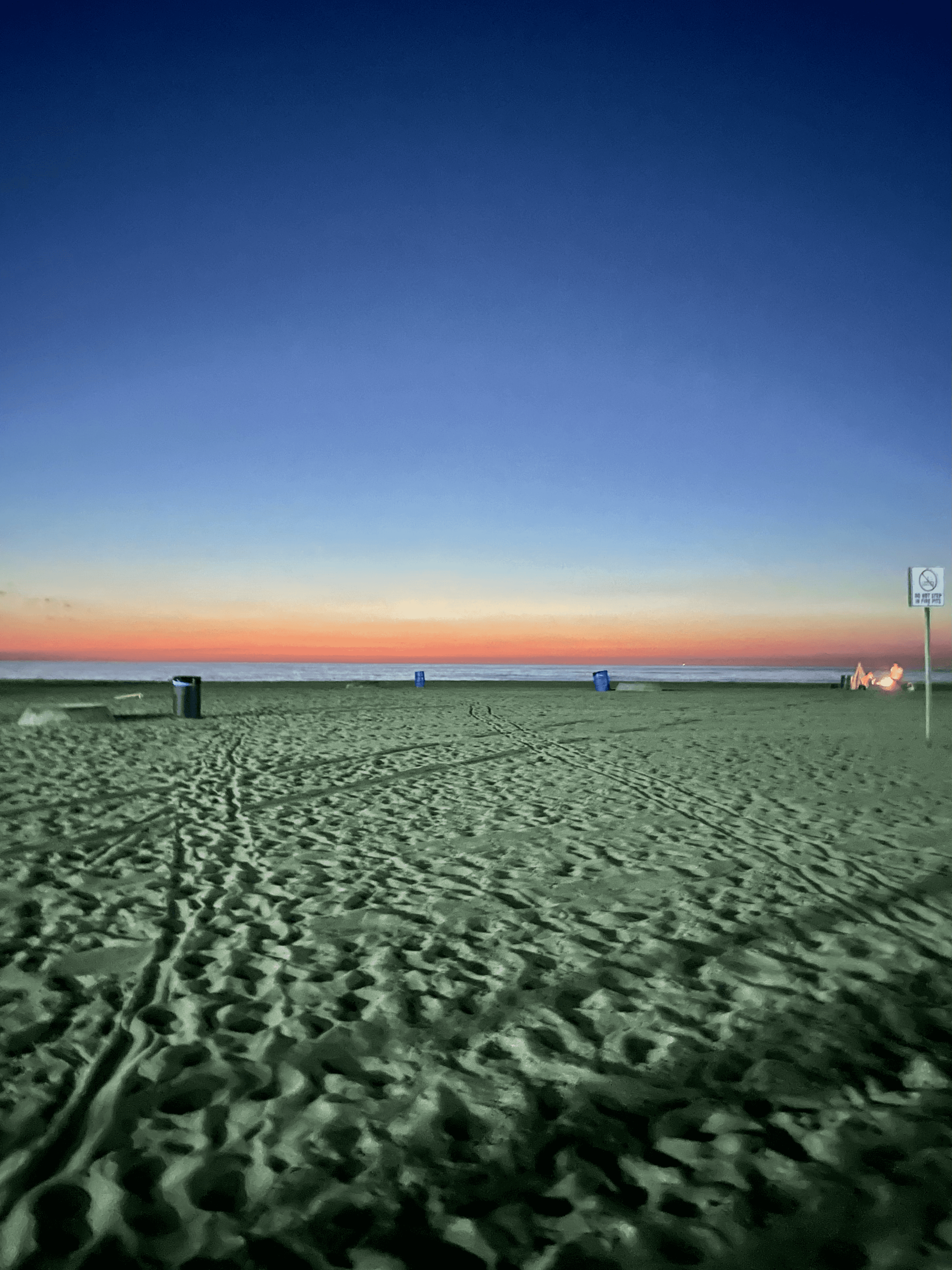 Sunset at Dockweiler